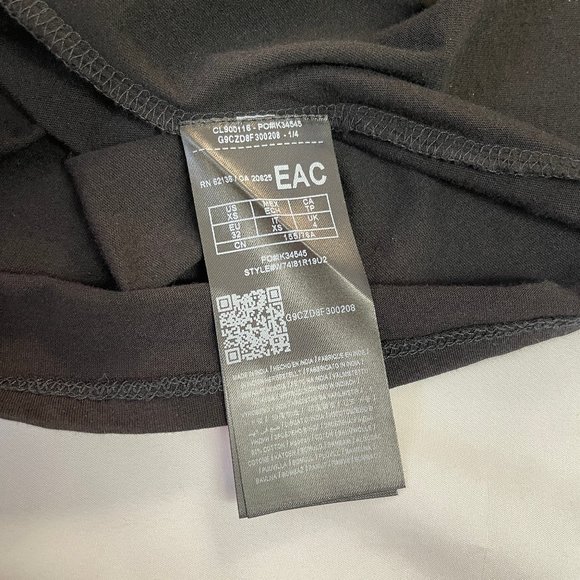 NWT GUESS Studded-Appliqué Ripped T-Shirt - Picture 11 of 13